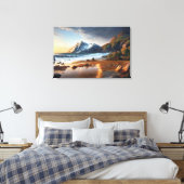 Toile Mountain Sunset (Insitu(Chambre))