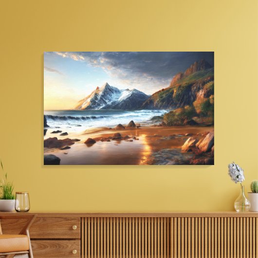 Toile Mountain Sunset (Insitu(Salon))