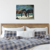 Toile Moustang sauvage Mare & Foie (Insitu(Chambre))