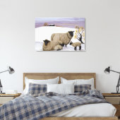 Toile Mouton en hiver (Insitu(Chambre))