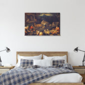 Toile Moutons à l'intérieur de la ferme ou à l'entaille (Insitu(Chambre))