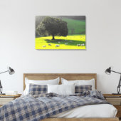 Toile Moutons au soleil du matin (Insitu(Chambre))