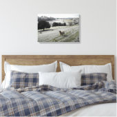 Toile Moutons dans une vallée glacée (Insitu(Chambre))