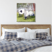 Toile Moutons pâturant à l'aquarelle (Insitu(Chambre))