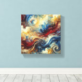 Toile Mouvement éternel (Insitu (Plancher de Bois))