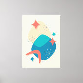 Toile Moyen-Siècle Abstrait de l'âge atomique (Recto)