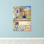 Toile Ms 2617 Emilia dans son jardin, Plaque 22 (Insitu (Plancher de Bois))