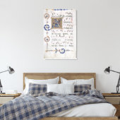 Toile Ms 564 f.13v Page avec l'historique "S" dep initia (Insitu(Chambre))