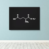 Toile MSG Monosodium Glutamate Molecule Formule chimique (Insitu (Plancher de Bois))