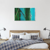 Toile Mt Hood et Pont inter-États en Saumon blanc (Insitu(Chambre))