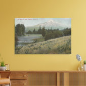 Toile Mt Hood, Oregon - Vue de la montagne du Hood 2 (Insitu(Salon))