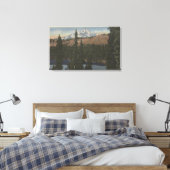 Toile Mt. Jefferson, Oregon - Vue du lac Hunts (Insitu(Chambre))