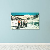 Toile Mt. Spokane State Park Ladies SkiingWashington (Insitu (Plancher de Bois))