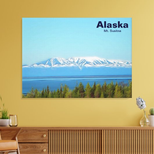 Toile Mt. Susitna (Alaska) (Insitu(Salon))