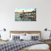 Toile Mt Washington, Gov. Endicott Steamers, quai (Insitu(Chambre))