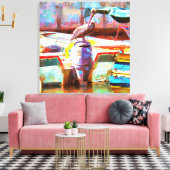 Toile Muelle Los Peines Pélican 0463 Art (Insitu(Salon))