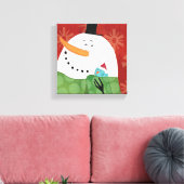 Toile Mug de Noël bleu avec cacao foncé (Insitu(Salon))