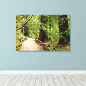 Toile Muir Woods Path II Nature Photography (Insitu (Plancher de Bois))