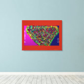 Toile Multicolored Tree Between Worlds (Insitu (Plancher de Bois))