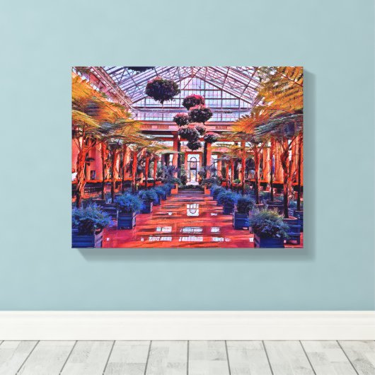 Toile multimédia mixte (Insitu (Plancher de Bois))