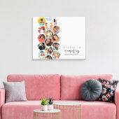 Toile Multiphoto Collage souvenirs Simple Carré moderne (Insitu(Salon))