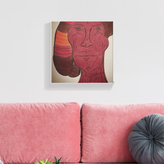 Toile Multiracial Art Stretched Canvas Print (Insitu(Salon))