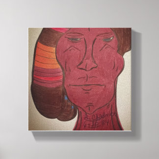 Toile Multiracial Art Stretched Canvas Print