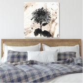 Toile Mum Grandiflora Noir (Insitu(Chambre))