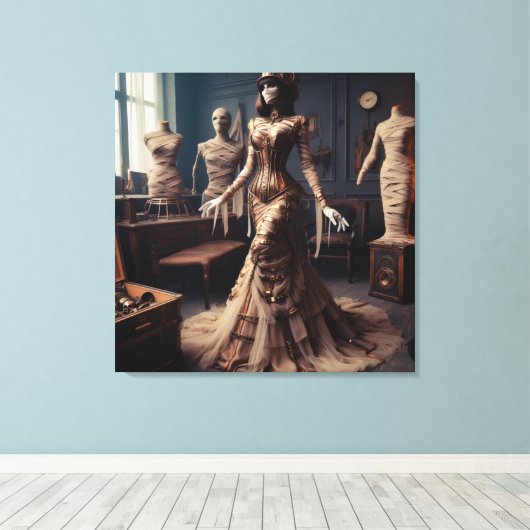 Toile Mummy Queen Steampunk victorien gothique (Insitu (Plancher de Bois))