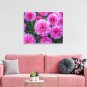 Toile Mums pourpres (Insitu(Salon))