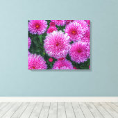 Toile Mums pourpres (Insitu (Plancher de Bois))