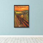 Toile Munch - Le cri de glace (Insitu (Plancher de Bois))