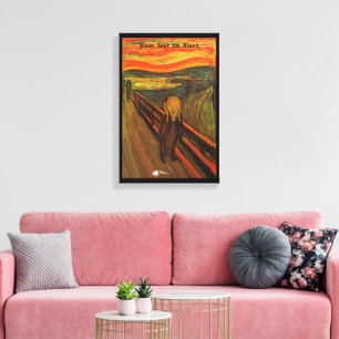 Toile Munch - Le cri de glace
