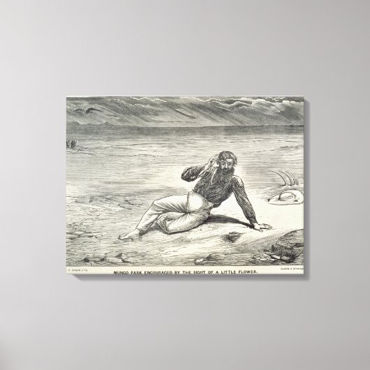 Toile Mungo Park (1771-1806) encouragé par la vue (Recto)