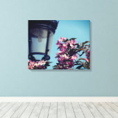 Toile Mur acrylique Art Spring City (Insitu (Plancher de Bois))