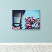 Toile Mur acrylique Art Spring City (Insitu (Plancher de Bois))