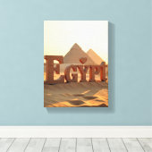 Toile Mur Art & Décor Egypte (Insitu (Plancher de Bois))