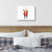 Toile Mur Art & Décor premier Noël (Insitu(Chambre))