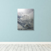 TOILE MUR CANVAS MÈRE NATURE POEM STYLE DESIGN (Insitu (Plancher de Bois))