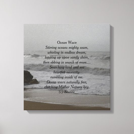 TOILE MUR D'ART ET DE DESIGN DE CANVAS (Recto)