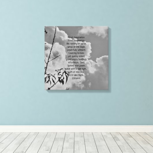 TOILE MUR D'ART ET DE DESIGN DE CANVAS (Insitu (Plancher de Bois))