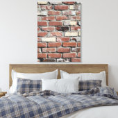 Toile mur de briques rouge briques texture arrière - pla (Insitu(Chambre))