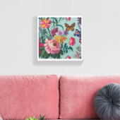 Toile mur de fleurs (Insitu(Salon))