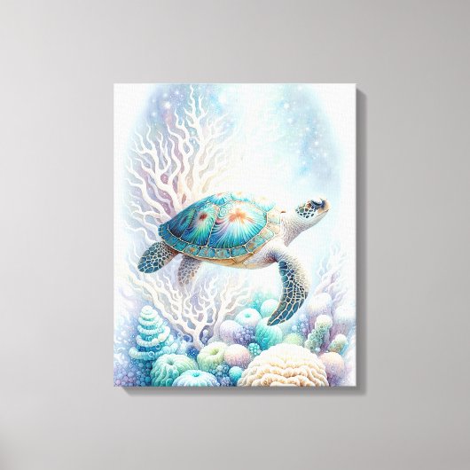 Toile Mur de tortue de mer paisible (Recto)