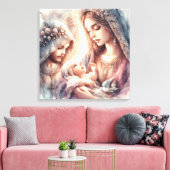 Toile Mur de vacances avec Vierge Marie et Jésus bébé (Insitu(Salon))