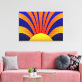Toile Mur du coucher du soleil (Insitu(Salon))