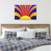 Toile Mur du coucher du soleil (Insitu(Chambre))