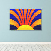 Toile Mur du coucher du soleil (Insitu (Plancher de Bois))