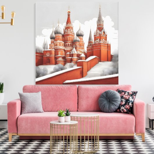 Toile Mur du Kremlin (Insitu(Salon))