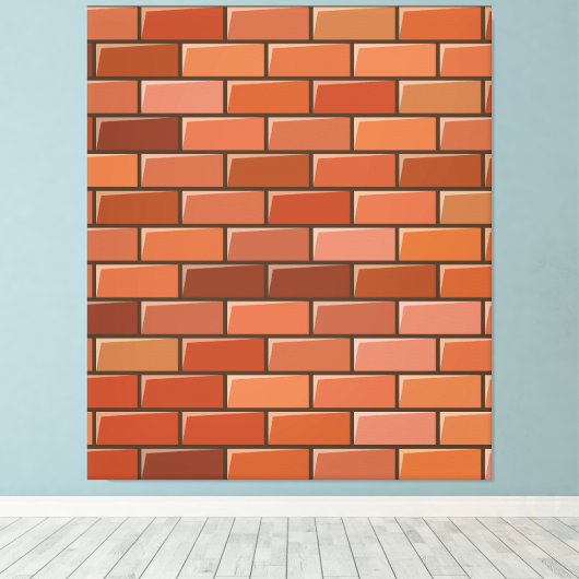 Toile mur en brique (Insitu (Plancher de Bois))